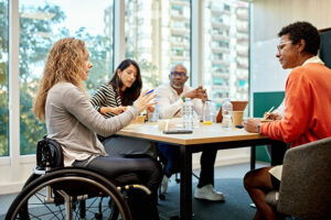 mediation training example people around table